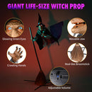 Yescom 9ft Halloween Yard Decoration Flying Witch Animatronic