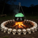 Yescom Halloween Skulls Life Size Skeleton Head 4ct/pk by yescomusa