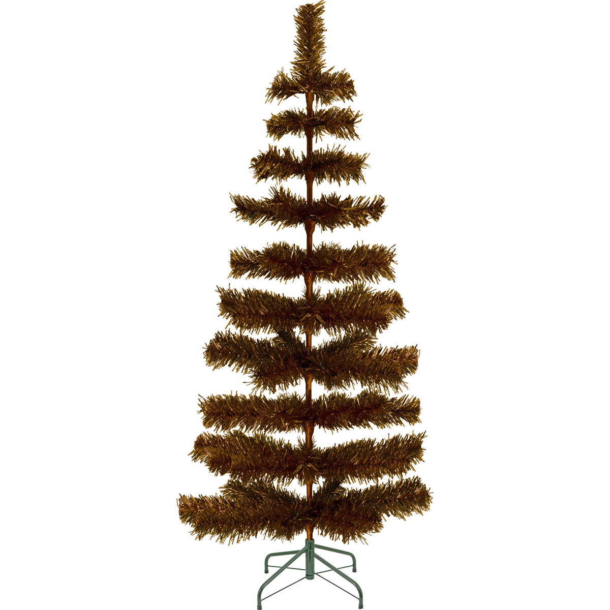 Vintage Copper Tinsel Christmas Tree, photo 11 of 11