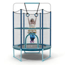 60 Inch Trampoline with Gymnastic Bar and Rings for Kids by LJGDeals