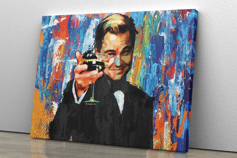 The Great Gatsby Poster Leonardo Di Caprio Movie Painting Hand Made Posters Canvas Print Wall Art Home Decor