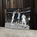 Tyler Herro Canvas Art – Clutch Shot Basketball Decor