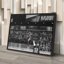 Luka Doncic Canvas Art – Mavericks Buzzer Beater Decor