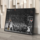 Stephen Curry Canvas Art – Game Winner vs OKC Decor