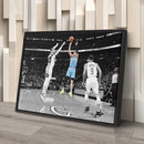 Tyler Herro Canvas Art – Clutch Shot Basketball Decor