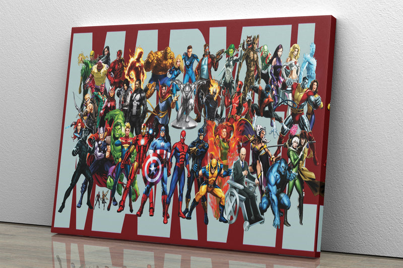 Marvel Superheroes Universe Poster Comics Hand Made Posters Canvas Print Kids Gift Wall Art  Home Decor