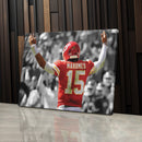 Patrick Mahomes Canvas Art – Touchdown NFL Wall Decor