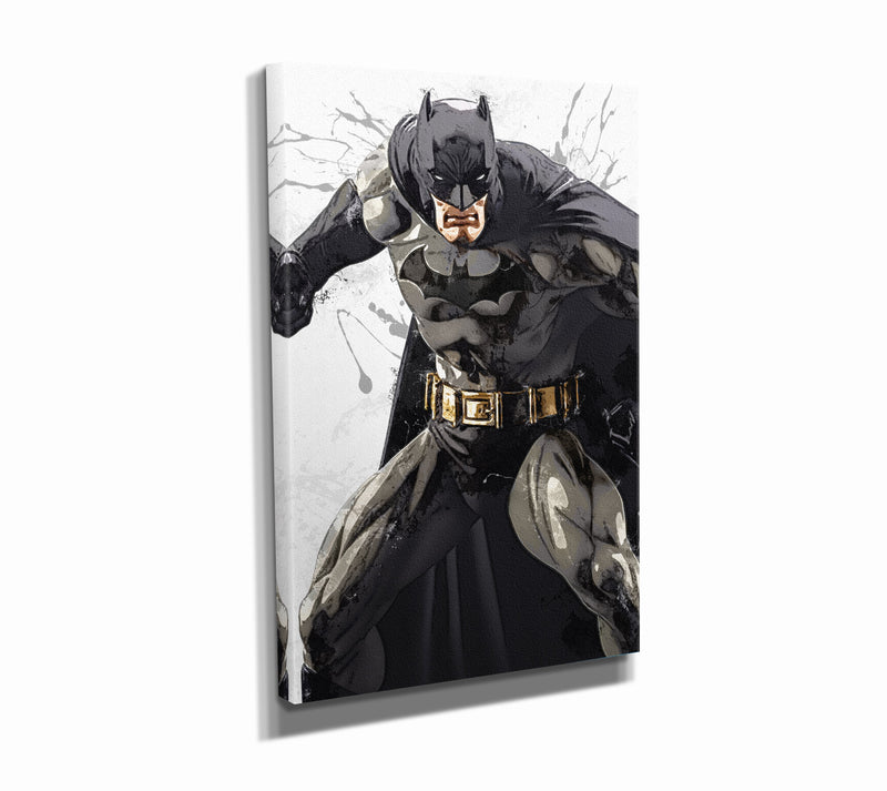 Batman Poster DC Superhero Comics Painting Hand Made Posters Canvas Print Kids Wall Art Man Cave Gift Home Decor