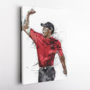 Tiger Woods Canvas Art – Masters Celebration Wall Decor