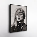 Brigitte Bardot Canvas – French Actress Wall Art Gift for Classic Cinema Lovers