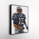 Tom Brady Canvas Art – New England Patriots Wall Decor