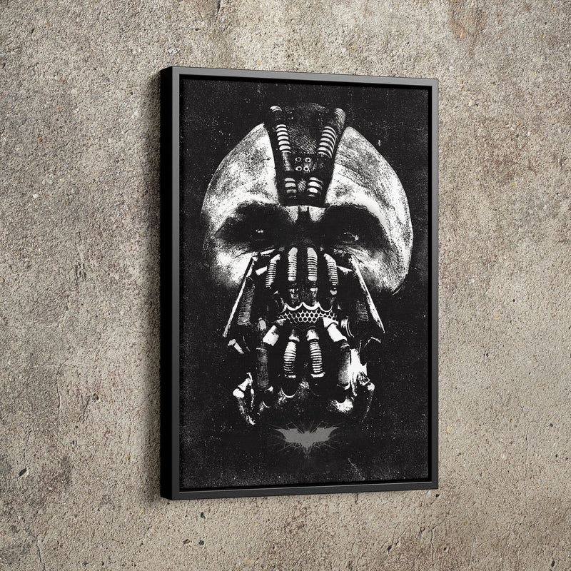 Bane The Dark Knight Rises Poster Batman Joker Movie Hand Made Posters Canvas Framed Print Wall Art Home Kids Decor