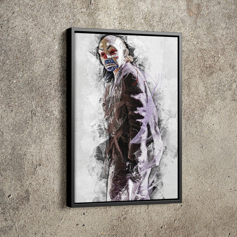 THE JOKER Dark Knight Poster Heath Ledger Movie Comics Painting Hand Made Posters Canvas Print Wall Art Man Cave Gift Home Decor