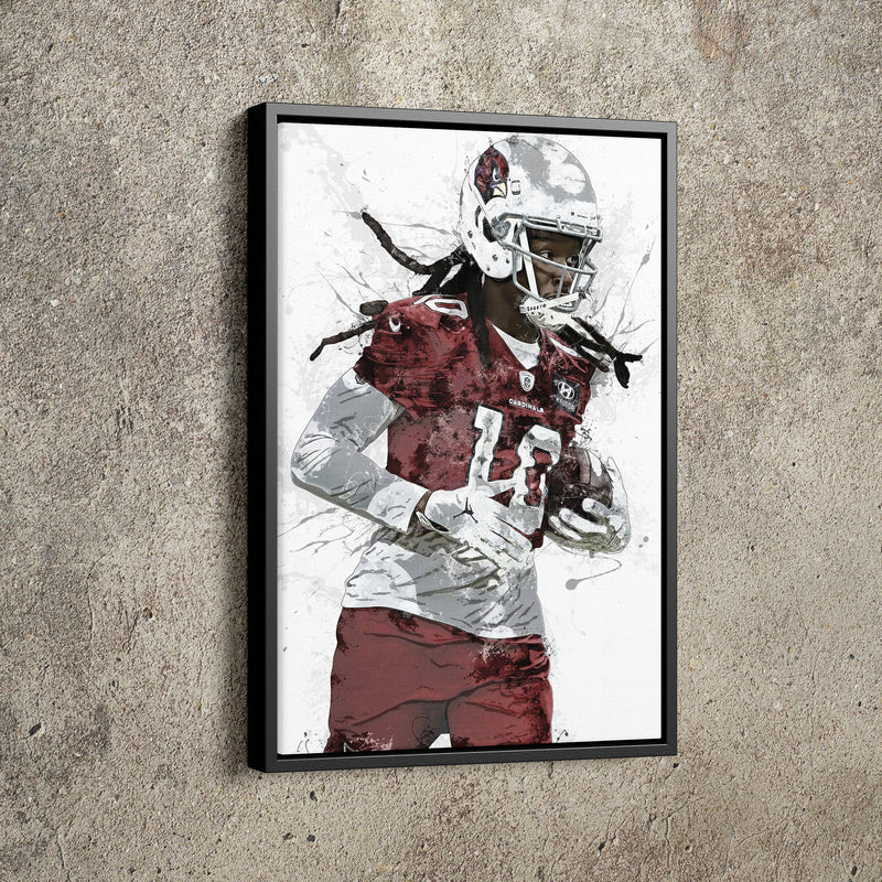 DeAndre Hopkins Poster Arizona Cardinals Football Made Posters Canvas Print Wall Art Man Cave Gift Home Kids Decor