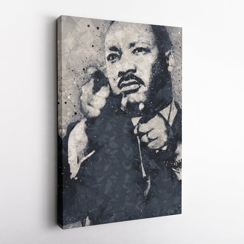 Martin Luther King Jr. Art – Civil Rights Geometric Wall Decor