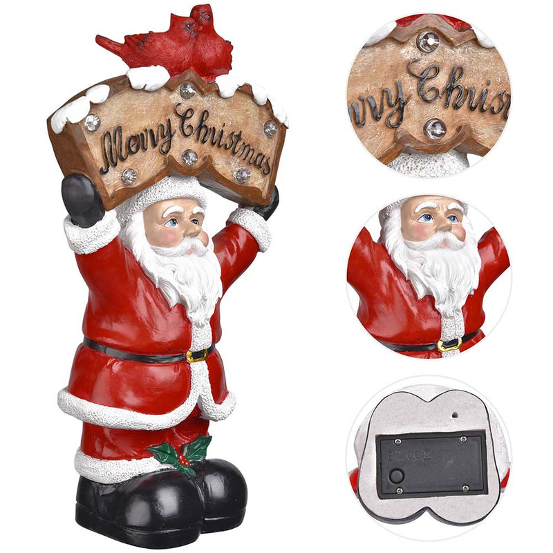 Yescom Pre-lit Christmas Figurine 12" (Santa Snowman Optional)