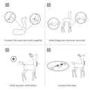 Yescom 3.6ft Outdoor Lighted Reindeer Decorations 1-piece(Buck)