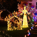 Yescom 5.6ft Outdoor Christmas Angel Large Yard Decorations