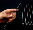50pcs 8Inch Stainless Steel Skewers,Roast Goose Needle Barbecue,BBQ Skewer Sticks,Packed in a plastic Box for BBQ Grilling Kebob Meat Chicken Vegetable Appetiser by GreenHaven Gardens