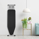 Ironing Board, Heat Resistant Cover Iron Board with Steam Rest, Non-Slip Foldable Ironing Stand. Heavy Sturdy Metal Frame Legs Iron Stand(13 * 34 * 53 Inches) (Silver Black) by CozyNest Decor