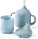 Moonkie Baby Training & Sippy Cup Set | 4 Months+ | Baby-Led Weaning Essential | Gift (Ether Cup Set, 2 Pack) by TinyTreasures Baby Boutique
