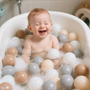 GOGOSO Ball Pit Balls for Toddlers,100pcs 2.15inch Crawl Balls BPA Free Crush Proof PlayBalls Soft Plastic Bals for Toddler, Pool Tent Party Favors Summer Water Bath Toy by TinyTreasures Baby Boutique