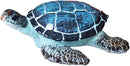 Small Turtle Figurine Sea Turtle Figurine Little Resin Turtle for Garden Decor Blue Turtles Figure Outdoor Outside Pond Ornaments Decorations Mini Statue Valentine's Day Gifts Blue by GreenHaven Gardens