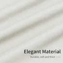 Easy-Going Blackout Curtains for Bedroom, Solid Thermal Insulated Grommet and Noise Reduction Window Drapes, Room Darkening Curtains for Living Room, 2 Panels (34x72 in, Ivory) by CozyNest Decor