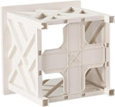 Planters Box - 14.75in Lattice Flower Box Plant Pot - Outdoor Patio Planters and Flower Boxes for Front Porch or Garden Decor by Pure Garden (White) by GreenHaven Gardens