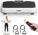 YAMO Vibration Plate Exercise Machine, Vibrating Plate for Lymphatic Drainage & Weight Loss, 350lbs Capacity Whole Body Shaking Workout Fitness Platform by CozyNest Decor