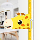 Kids Growth Chart Height Measure Wall Decal Animal Alphabet Stickers Giraffe Design Removable Wall Decorations by TinyTreasures Baby Boutique