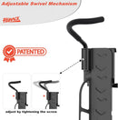 TORACK Wall-mounted Swivel Bike Rack, Garage Vertical Bike Storage Hangers for 5 Bikes Rotating Bike Storage Hooks by GreenHaven Gardens