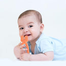 Fu Store 4 Pack Soft Silicone Teething Toys for 0-12 Months 6-24 Months Toddlers Infant Hammer Spanner Wrench Pliers Tools Shape Baby Teethers Relief Soothe Babies Gums Set by TinyTreasures Baby Boutique