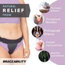 BraceAbility The Pelvic Pro Patented Prolapse Uterus Support Belt Girdle for Women’s Prolapsed for Dropped Bladder, Vulvar Varicosities, Postpartum Recovery, Symphysis Pubis Dysfunction Pain (M) by TinyTreasures Baby Boutique