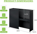 Planter Box Outdoor 38"W x 10.2"D x 30"H- Tall Rectangular Planters for Outdoor Patio/Porch, All-Weather with Anti-dumping Kit, Durable Galvanized Steel, Modern Design for Plants, Flower,Garden by CozyNest Decor