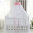 CdyBox Breathable Crib Netting Bed Curtains Canopy for Kids Mosquito Net Bedroom Decor (Pink, Mosquito net) by TinyTreasures Baby Boutique
