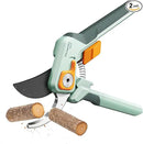PrunePro 8" Professional Pruning Shears for Gardening Bypass Hand Pruner Stainless Steel Sharp Garden Scissors Plant Flower Rose Garden Clipper - 2 Pack by GreenHaven Gardens