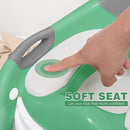 Potty Training Seat with Step Stool Ladder, SKYROKU Potty Training Toilet for Kids Boys Girls Toddlers - Comfortable Safe Potty Seat with Anti-Slip Pads Ladder Grey Green by TinyTreasures Baby Boutique