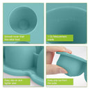 Baby Food Storage Container - 1.5oz x 12 Pods Silicone Freezer Tray with Lid for Homemade Baby Food, Fruit Purees, Vegetable & Breast Milk (Blue) by TinyTreasures Baby Boutique