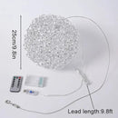 Lighted Magical Aluminum Balls Lights Hanging Tree Garden Lights, Silver Metal Balls LED Fairy Lights， Trees Garden Lights for Party Wedding Yard Garden Porch Patio Decoration by GreenHaven Gardens