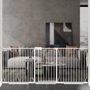 Baby Gate for Doorways Stairs Hallway 85.8-90.5 Inch Wide, Walk Through Child Gates with Pressure Mounted Extention Kit, Indoor Safety Child Gates for Kids or Pets by TinyTreasures Baby Boutique