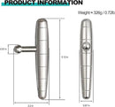 2 in 1 Trigger Points Massage Tool Stainless Steel T-Bar Deep Tissue Massage Tool for Pain Relief Full-Body Fascial Relaxation – Ideal for Shoulders, Neck, Legs, and Arms – Perfect for Sports Therapy by CozyNest Decor