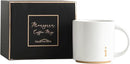 COLLECTIVE HOME - Monogram Ceramic Mugs, 15 oz Golden Initial Coffee Cups, Elegant Alphabet Tea Mugs, Elegant Personalized Mug with Gift Box, Luxurious Cups for Office and Home (i) by CozyNest Decor