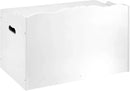 Amazon Basics Kids Toy Box, Wooden Organizer Storage Chest,White, 30" x 18" x 19" by CozyNest Decor