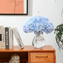 Tifuly Hydrangea Artificial Flowers -12 pcs Realistic Fake Hydrangea Silk Flowers with Stems Faux Hydrangea Flowers Heads for Office Home Party Wedding Centerpiece DIY Floral Decor(Sky Blue) by CozyNest Decor