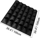 Ogrmar 36 Pockets Vertical Wall Garden Planter Plant Grow Bag for Flower Vegetable for Indoor/Outdoor (36 Pockets, Black) by CozyNest Decor