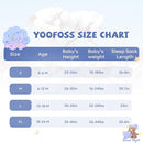 Yoofoss Baby Sleep Sack 0-6 Months Baby Wearable Blanket 100% Organic Cotton 2-Way Zipper TOG 0.5 Toddler Sleeping Sack 3, Lightweight Sleep Sacks for Babies by TinyTreasures Baby Boutique