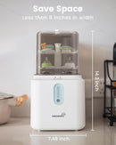GROWNSY 3 Layers Large Capacity Bottle Sterilizer and Dryer, 45% Faster Electric Steam Sterilization, Universal Bottle Sterilizer for Baby Bottles, Breast Pump Parts, Glass & Plastic, Compact Design by TinyTreasures Baby Boutique