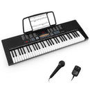 61-Key Electronic Keyboard Piano with 3 Teaching Modes LED Display and Dual Keyboard by DirectDeals