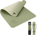 Yoga Mat Non Slip, Eco Friendly Fitness Exercise Mat with Carrying Strap,Pro Yoga Mats for Women,Workout Mats for Home, Pilates and Floor Exercises by TinyTreasures Baby Boutique